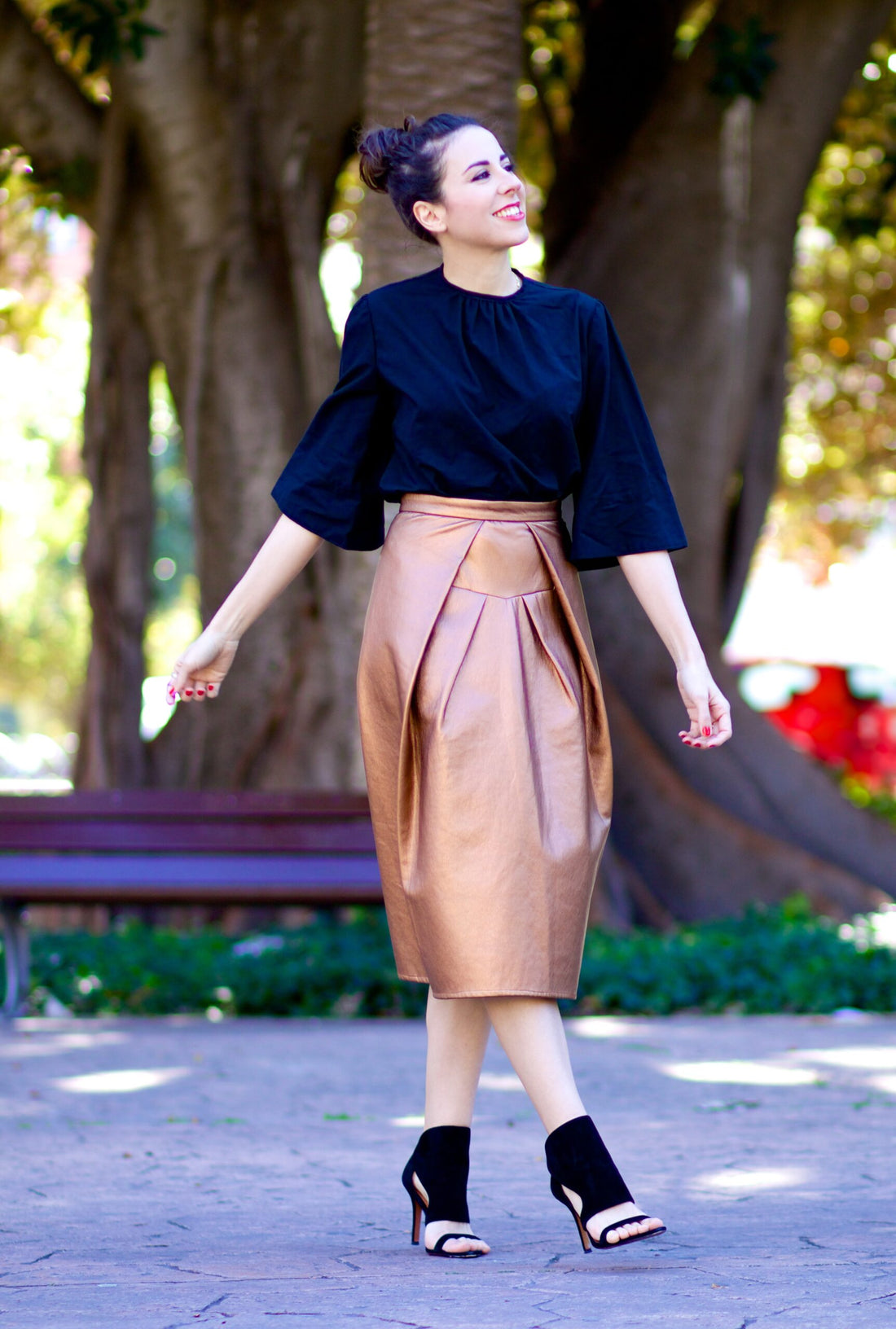 Falda Metalizada Yono Taola