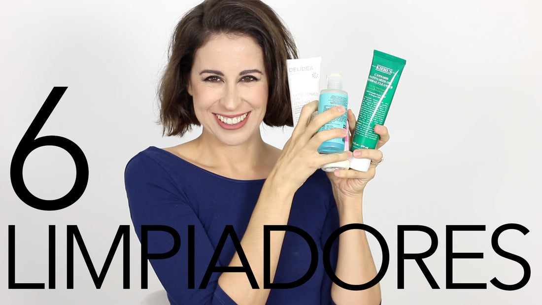 6 limpiadores faciales, especial piel sensible.