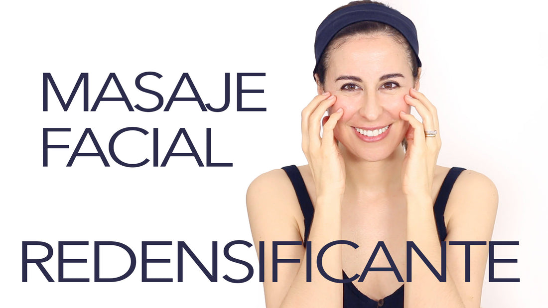 Masaje facial Redensificante con el Sérum Facial Regenerador de noche de Olimed #AD.