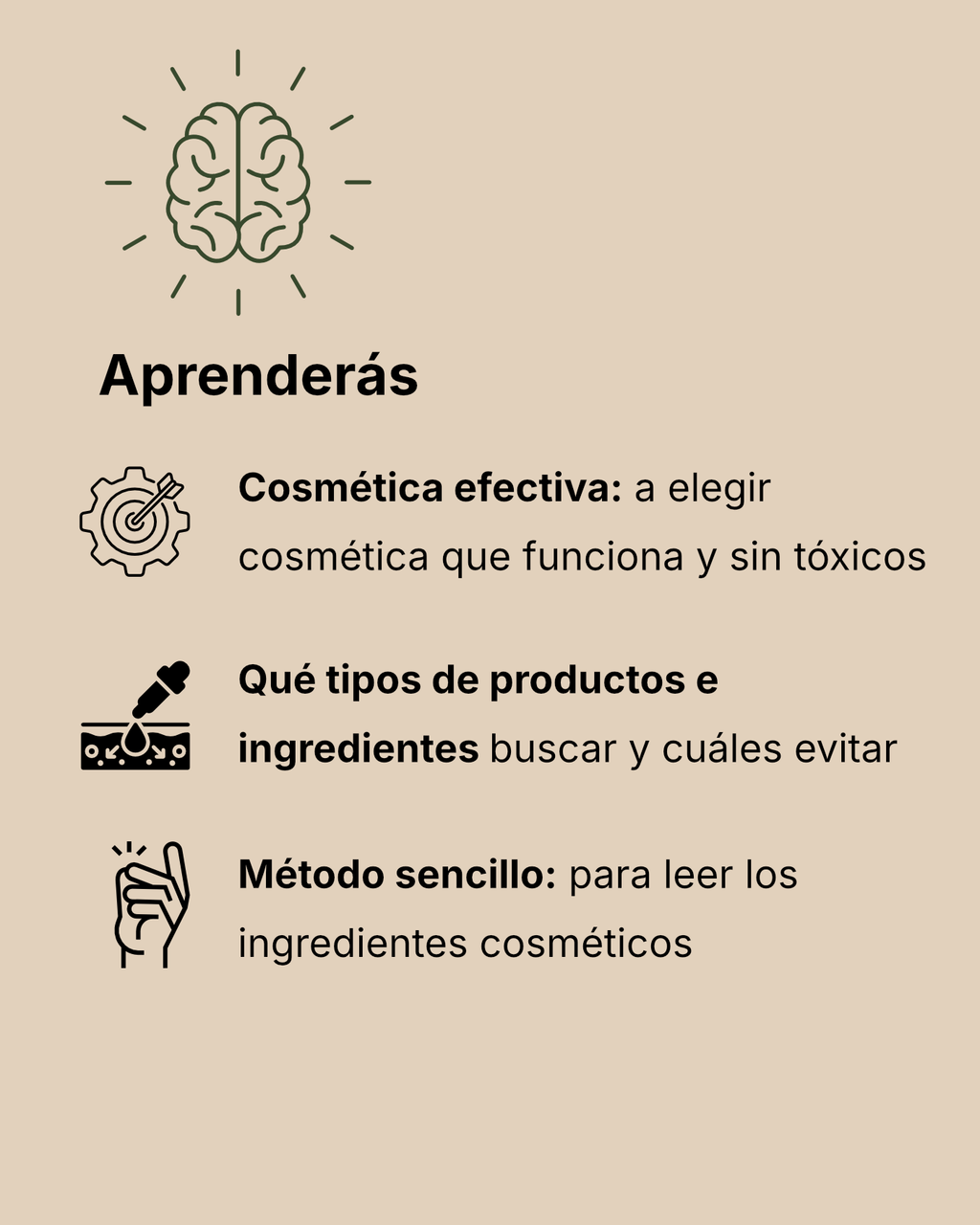 Aprende a elegir cosmética limpia y efectiva (curso online con acceso inmediato)