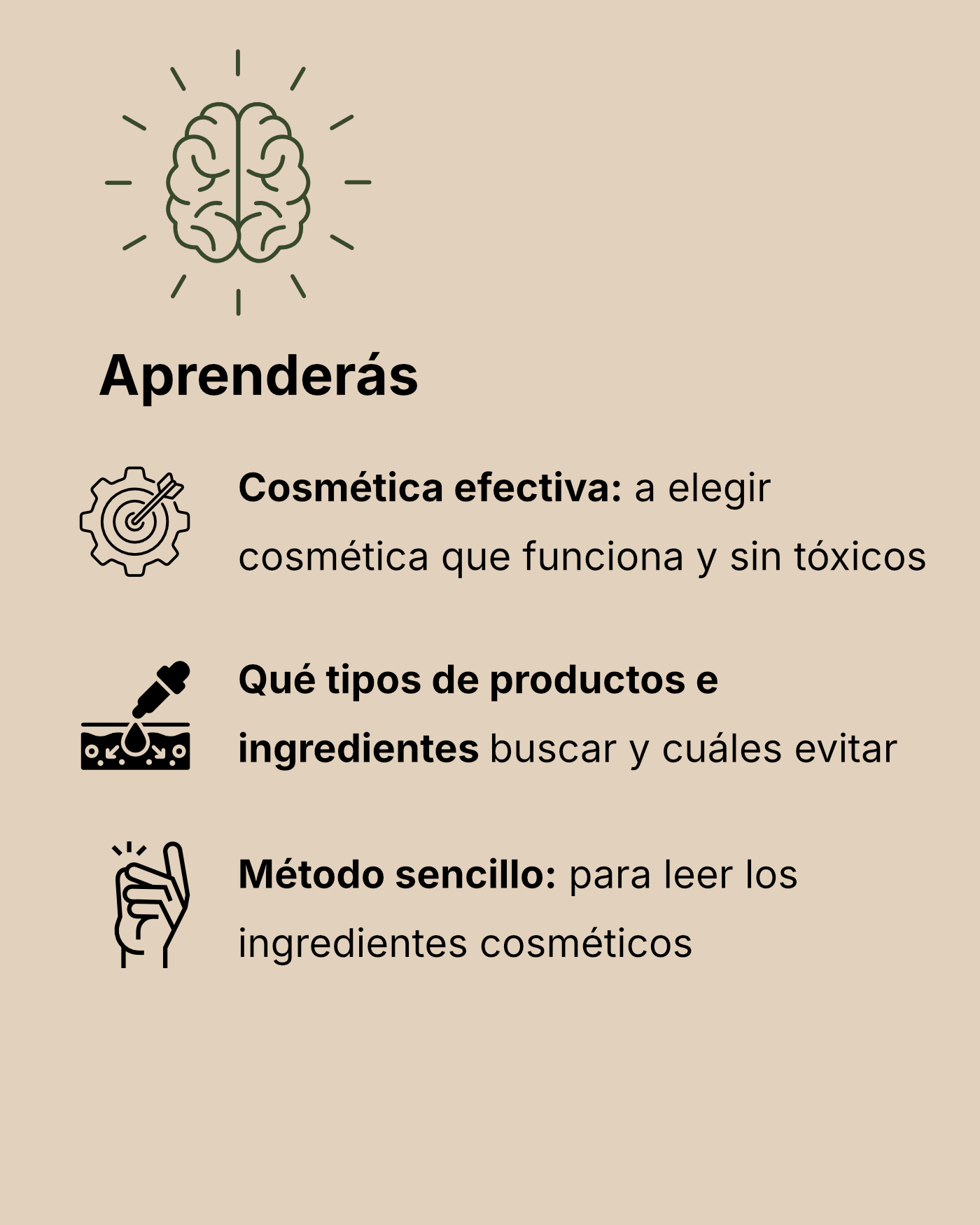 Aprende a elegir cosmética limpia y efectiva (curso online con acceso inmediato)