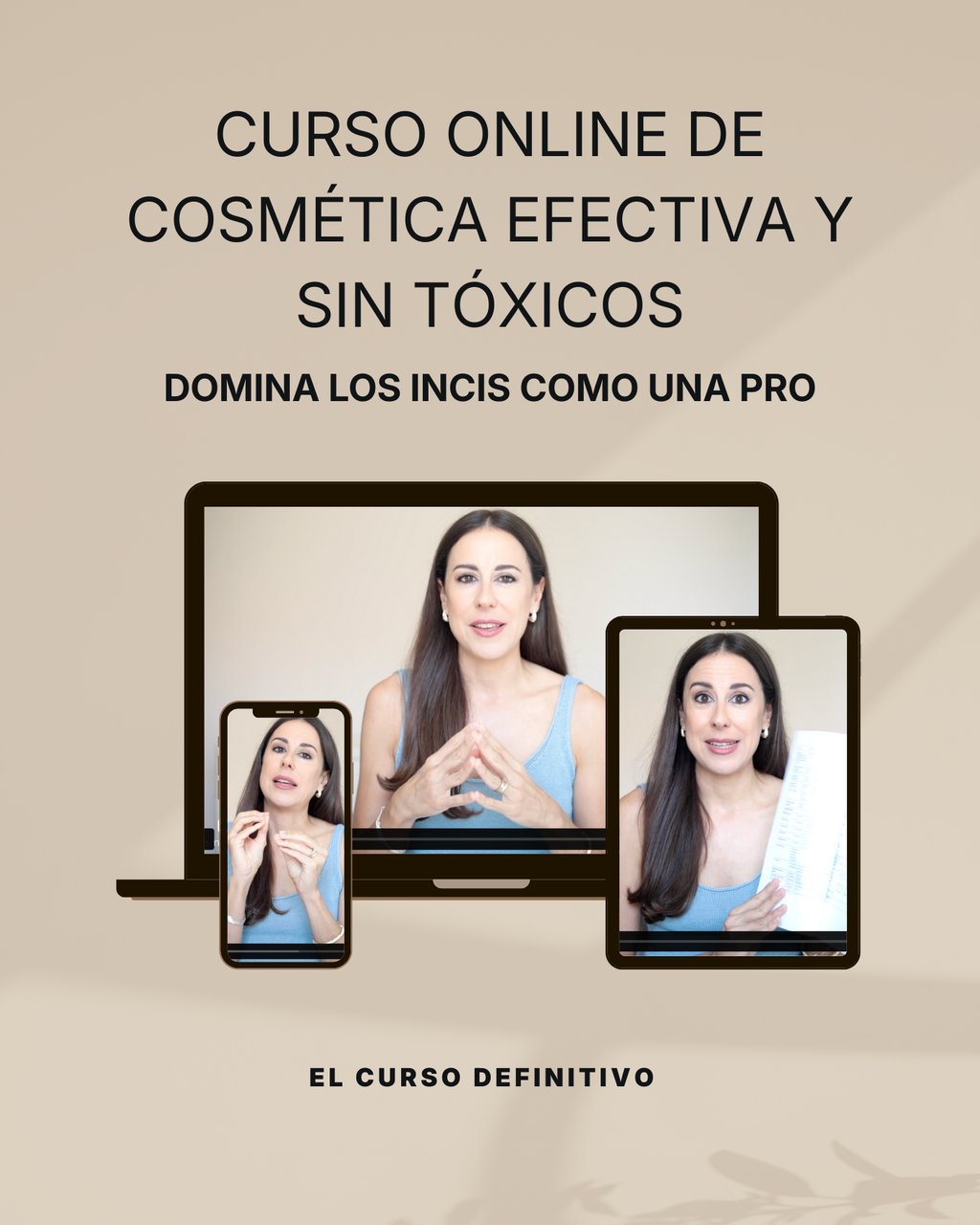 Aprende a elegir cosmética limpia y efectiva (curso online con acceso inmediato)